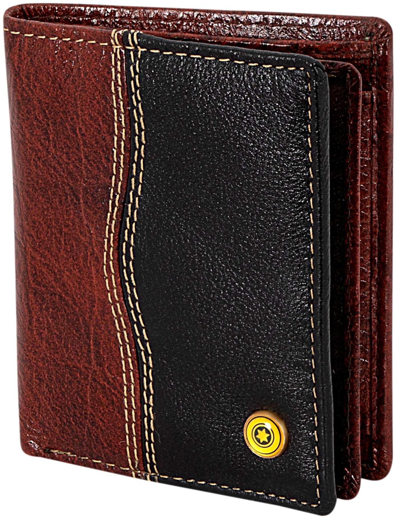 

POLLSTAR Men Brown Leather Bi-Fold Wallet ( Pack of 1 )