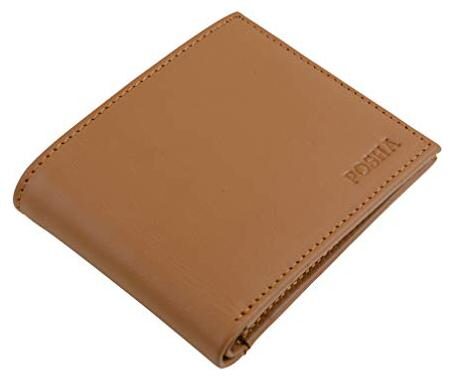 

Posha Men Tan Leather Bi-Fold Wallet ( Pack of 1 )