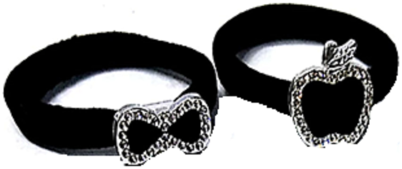 

PROPLADY Women Hair band ( Black Set of 2 )