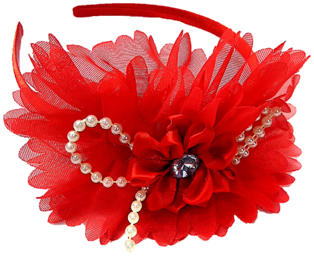 

PROPLADY Women Hair band ( Red Set of 1 )