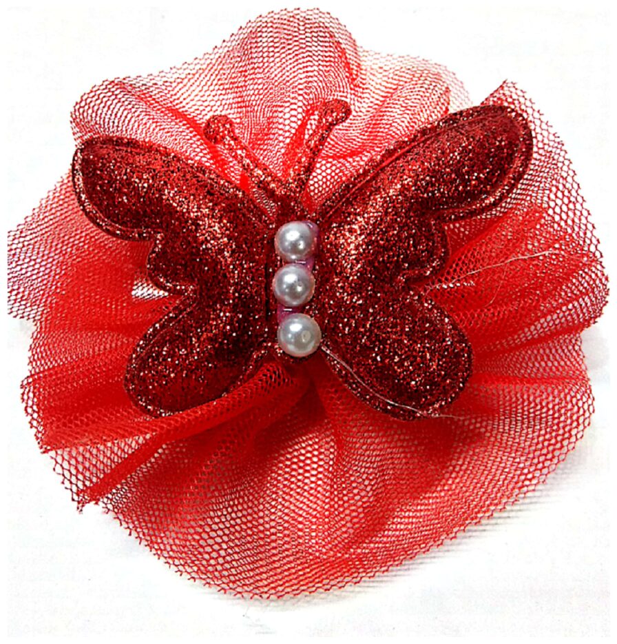 

PROPLADY Women Hair clip ( Red Set of 1 )