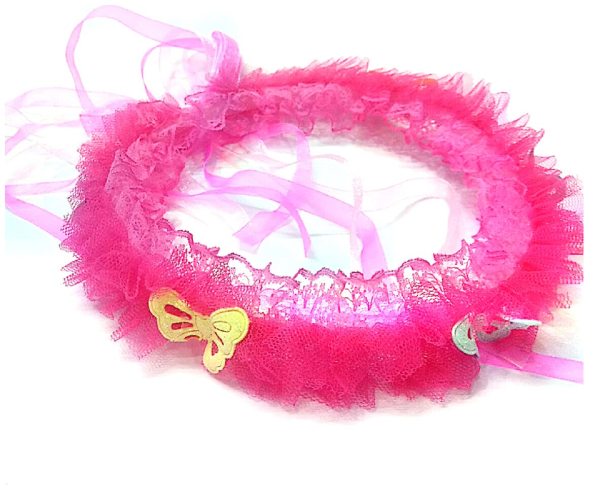 

PROPLADY Women Hair band ( Pink Set of 1 )