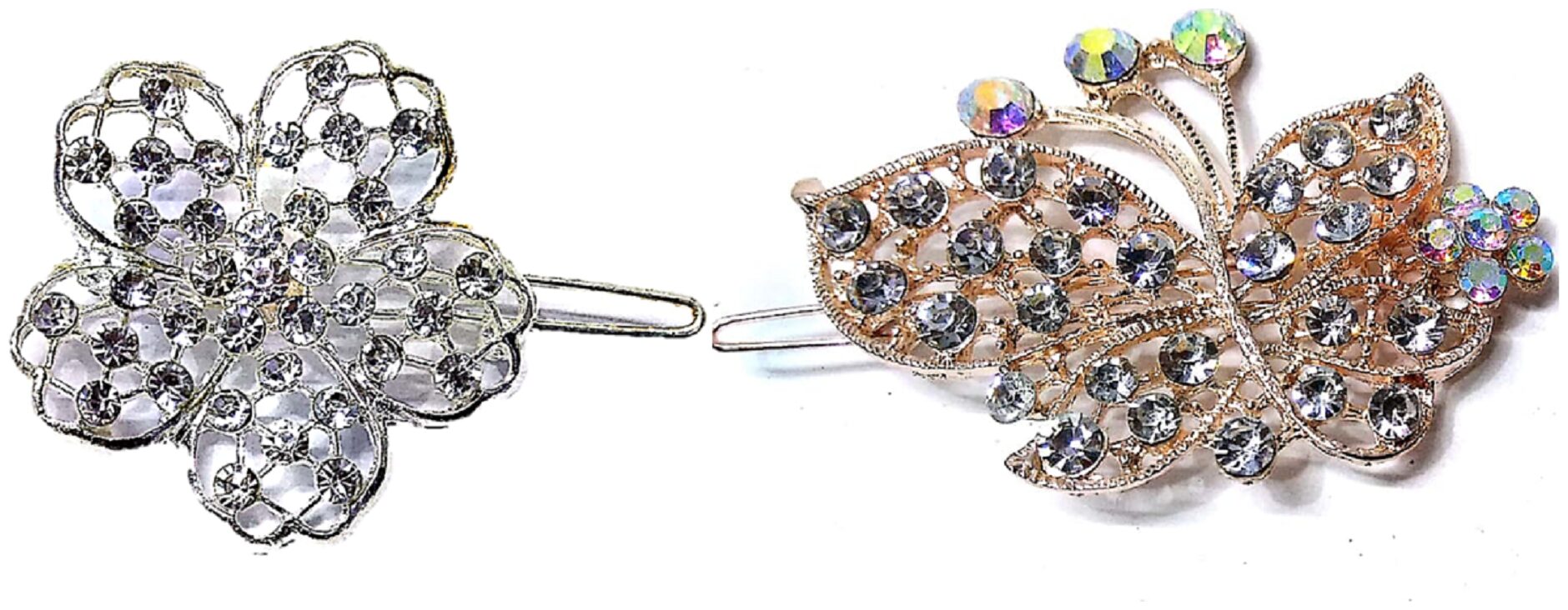 

PROPLADY Women Hair clip ( Gold Set of 2 )