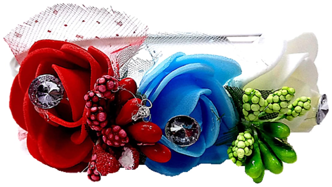 

PROPLADY Women Hair band ( Red Set of 1 )