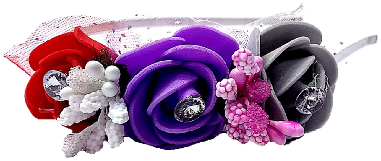

PROPLADY Women Hair band ( Red Set of 1 )