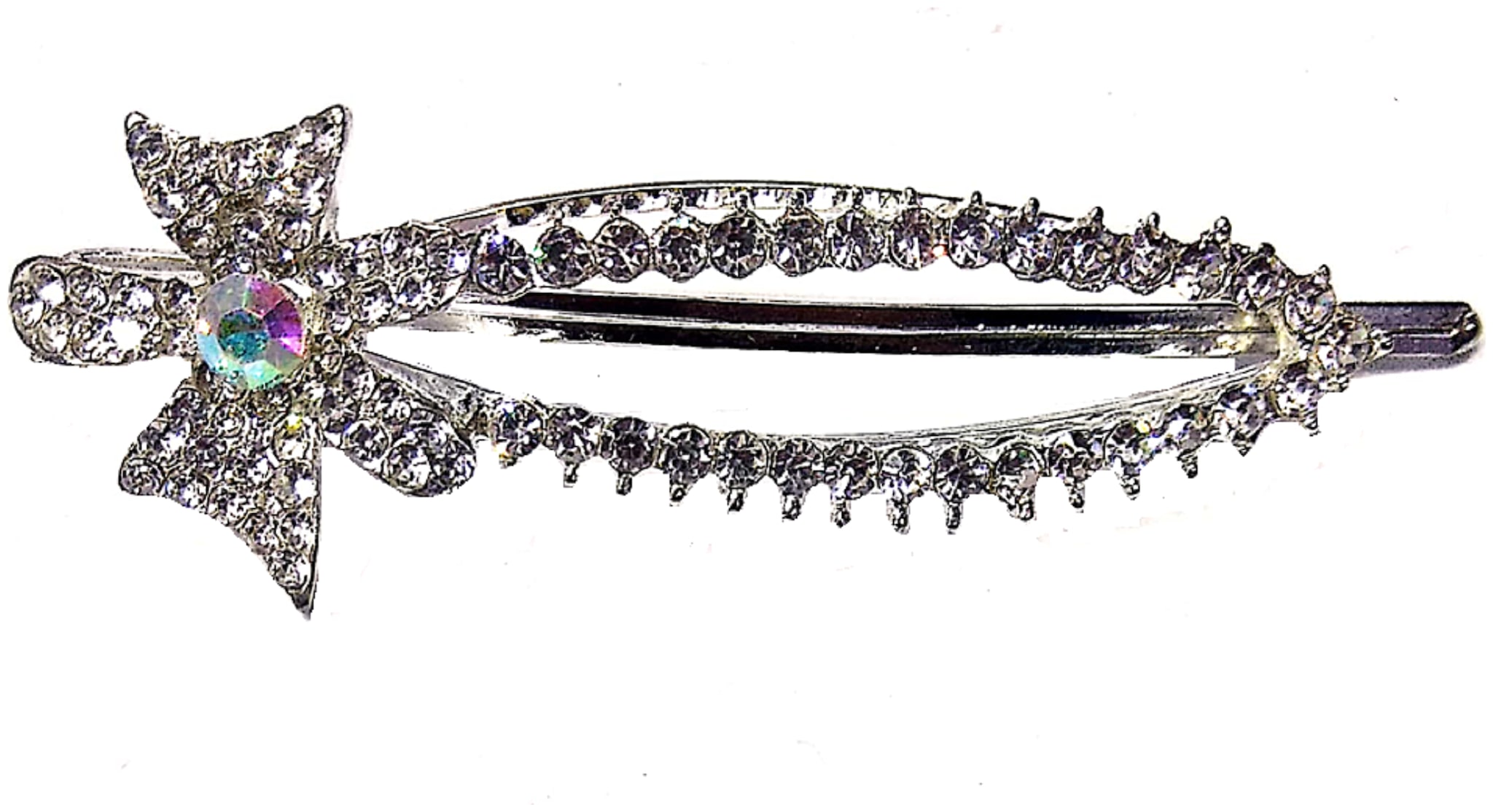 

PROPLADY Women Hair clip ( Silver Set of 1 )