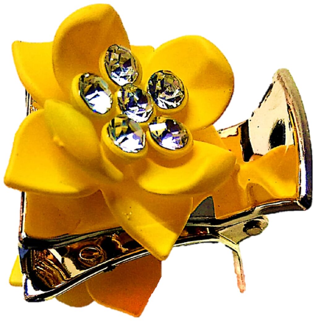 

PROPLADY Women Hair claw ( Yellow Set of 1 )