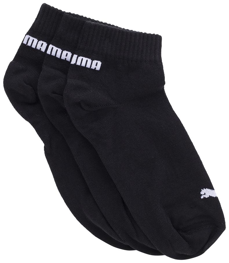 

Puma Black Elastane Ankle length socks ( Pack of 3 )