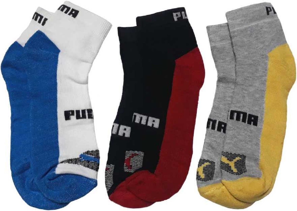 

Puma Multi Cotton Ankle length socks ( Pack of 3 )