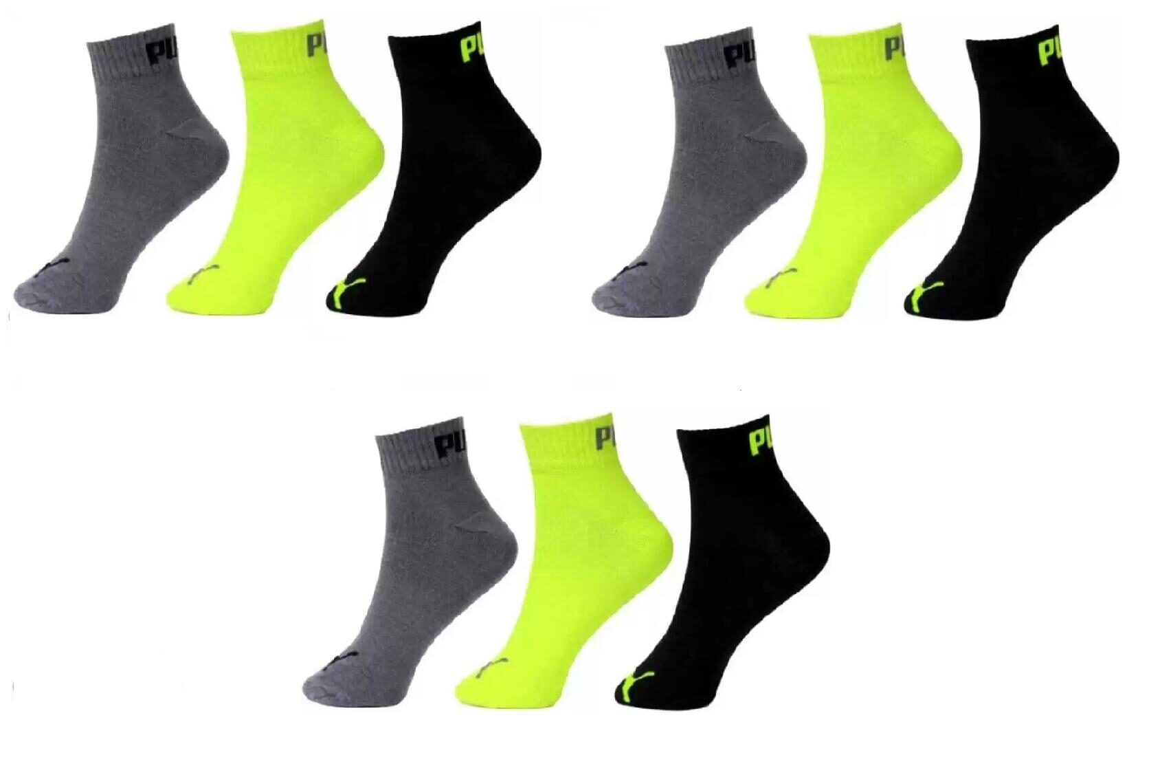 

Puma Multi Cotton Ankle length socks ( Pack of 9 )