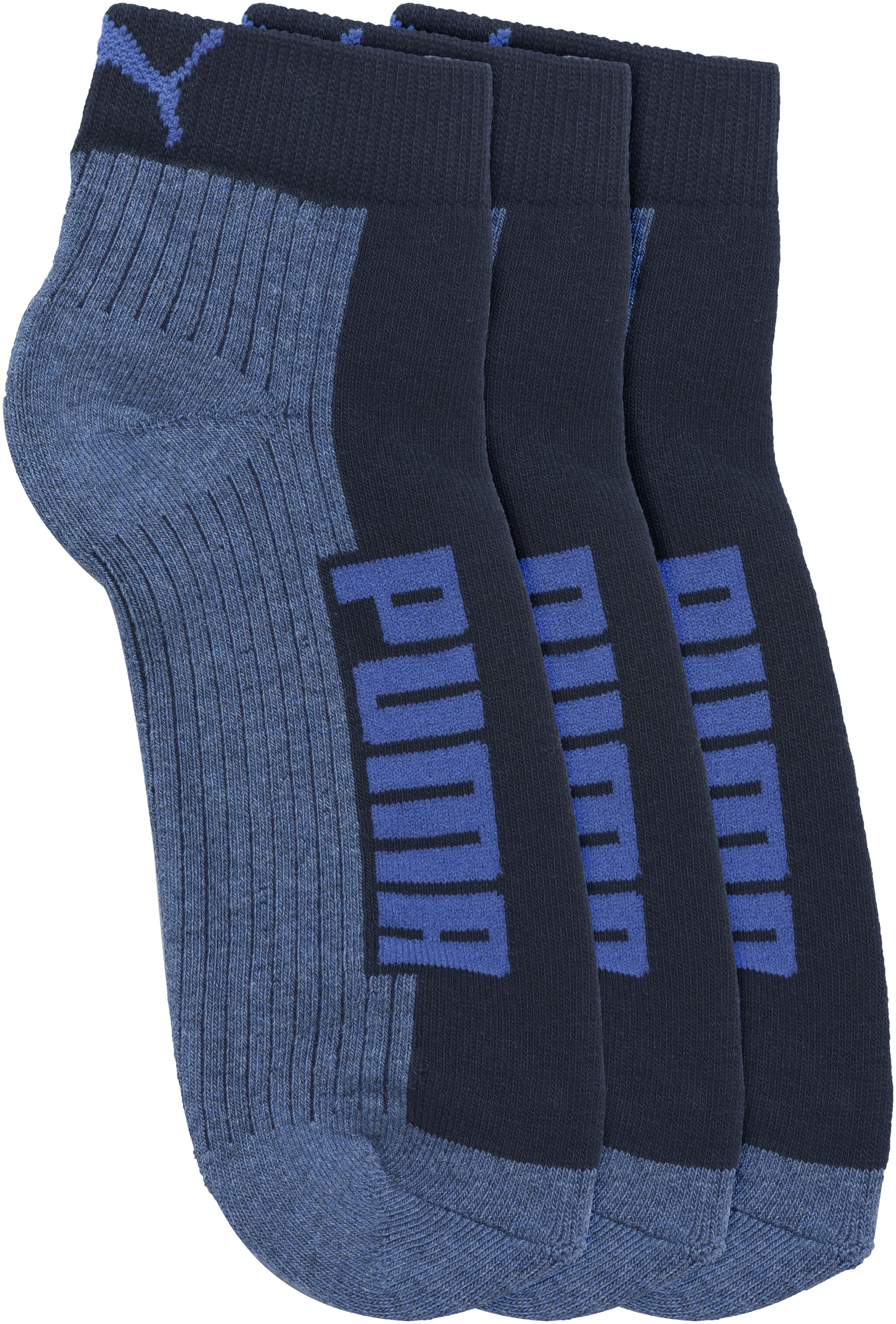 

Puma Blue Elastane Crew length socks ( Pack of 2 )
