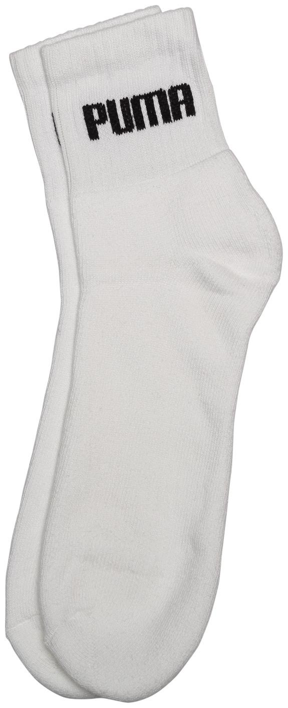 

Puma White Elastane Crew length socks ( Pack of 1 )