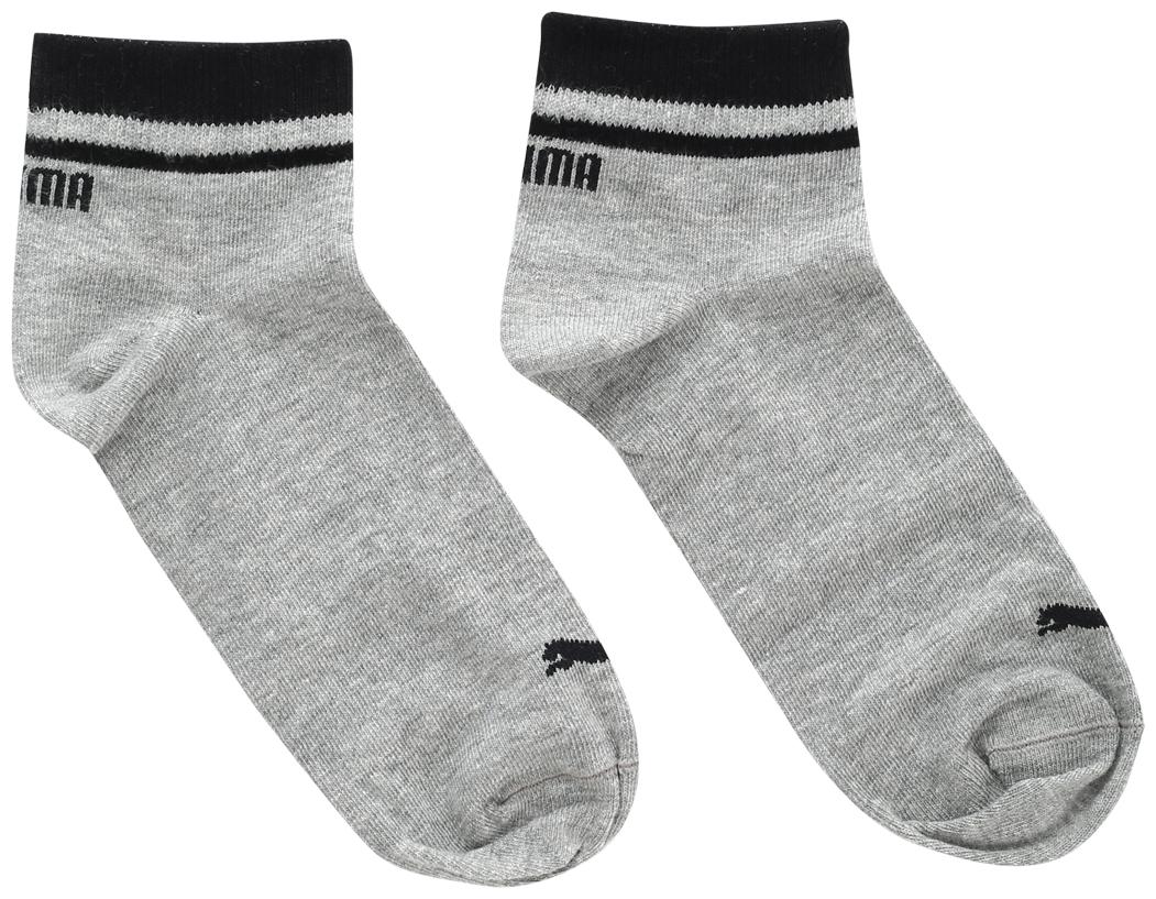 

Puma Grey Elastane Crew length socks ( Pack of 2 )
