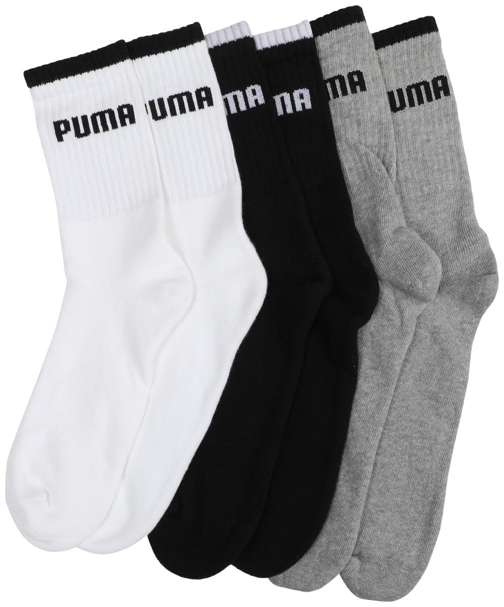 

Puma Multi Elastane Crew length socks ( Pack of 3 )
