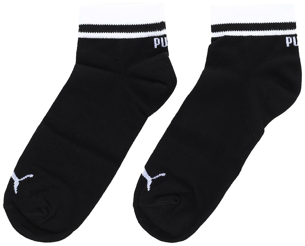 

Puma Black Elastane Crew length socks ( Pack of 2 )