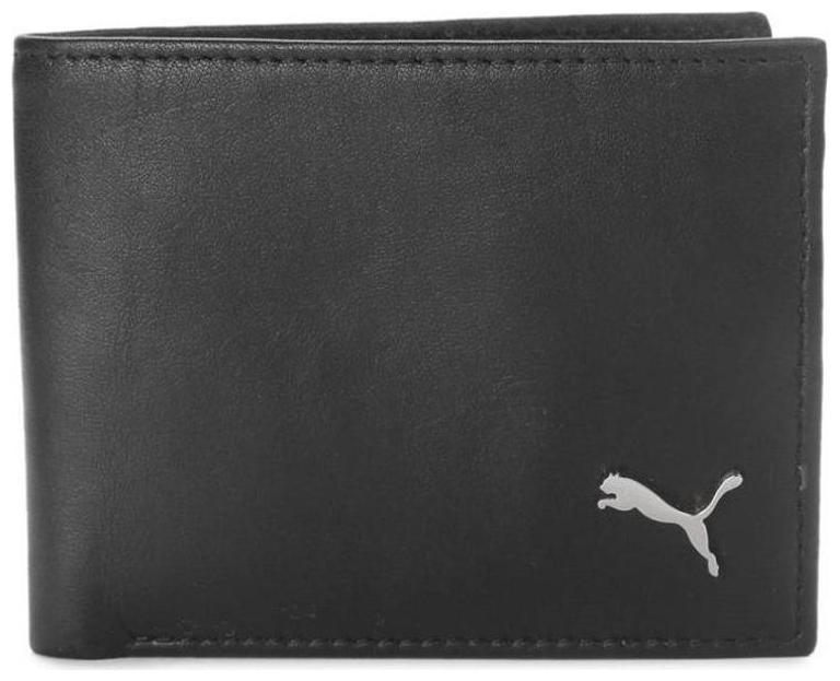 Puma Men Leather Bi-fold - Black