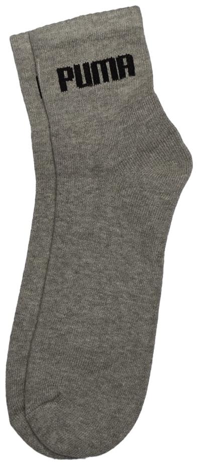 

Puma Grey Cotton Crew length socks ( Pack of 2 )