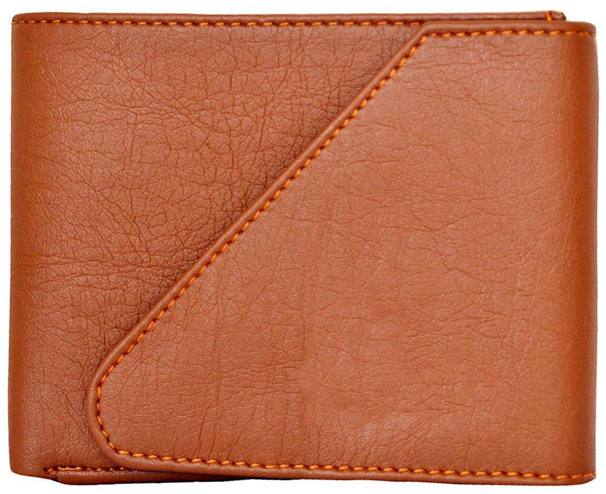 

Battlestar Men Tan Pu Leather Bi-Fold Wallet ( Pack of 1 )