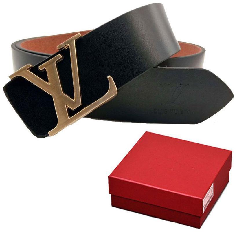 

Pure Leather Belt for Men Casual Leather Belt For Men Fashionable Black Belt Golden Buckle Party wear Box Packed