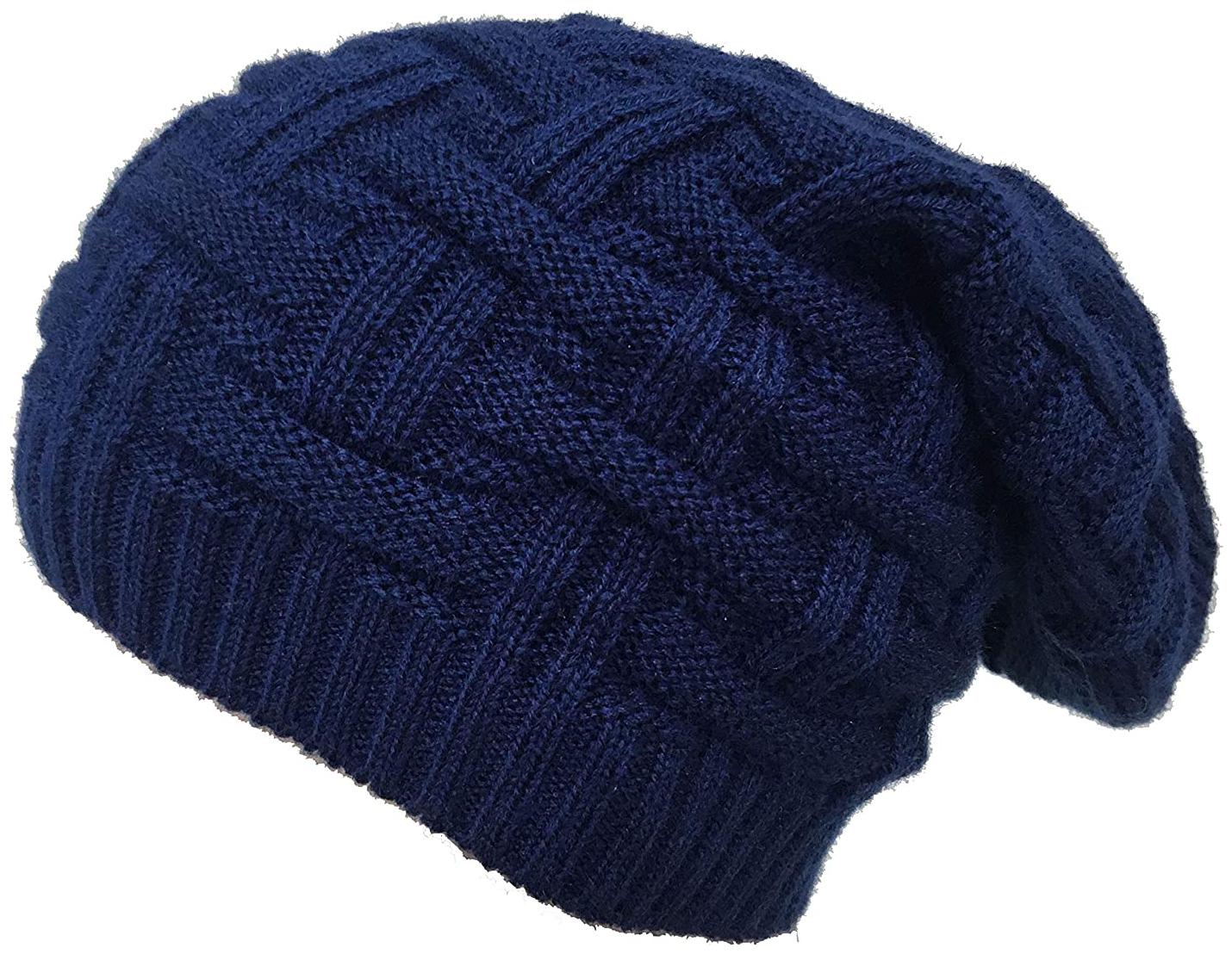

QUXXA Long Beanie Winter Wool Warmer Thick Stretchable for Men
