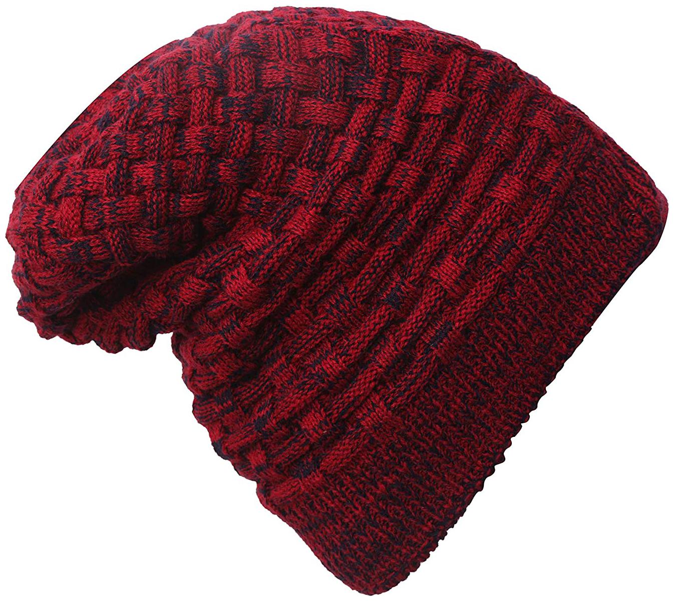 

QUXXA Long Beanie Winter Wool Warmer Thick Stretchable for Men
