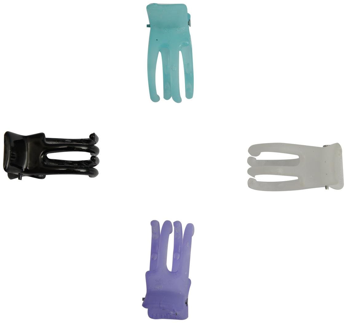 

RABIA TAJ PEARL ARTS Women Hair claw ( Multi Set of 4 )