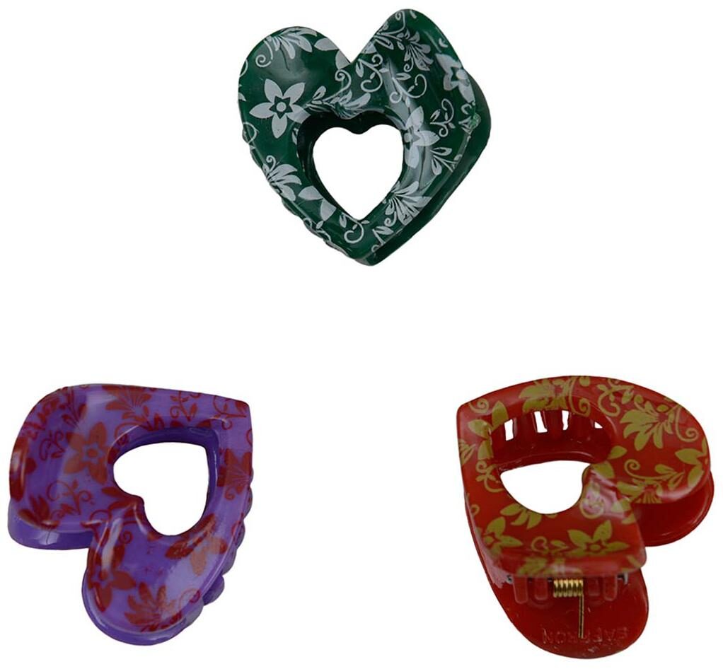 

RABIA TAJ PEARL ARTS Women Hair claw ( Multi Set of 3 )