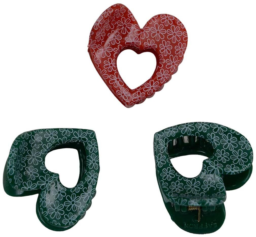 

RABIA TAJ PEARL ARTS Women Hair claw ( Multi Set of 3 )