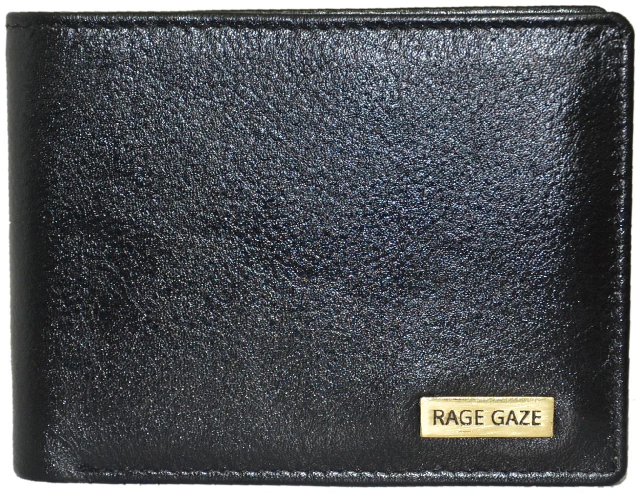 

RAGE GAZE Men Brown Leather Bi-Fold Wallet ( Pack of 1 )
