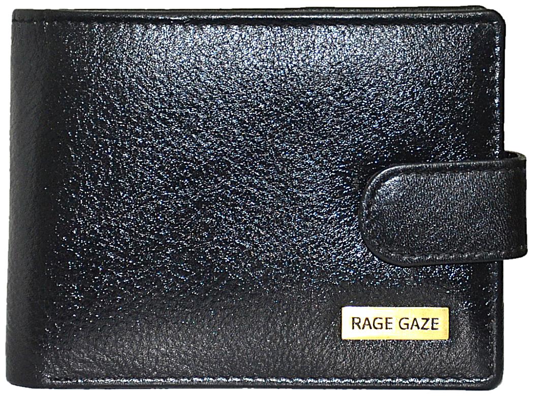 

RAGE GAZE Men Black Leather Bi-Fold Wallet ( Pack of 1 )