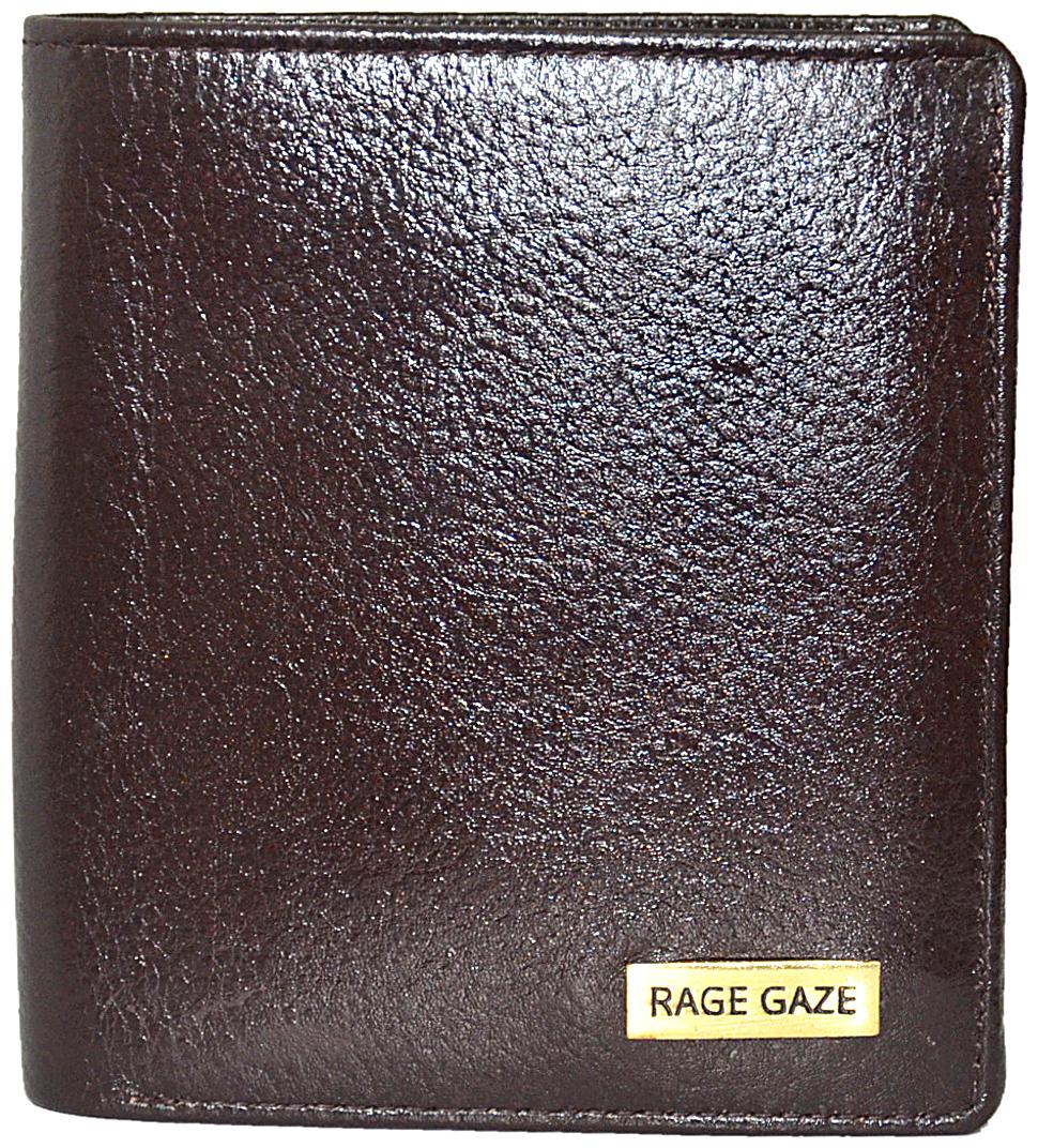 

RAGE GAZE Men Brown Leather Bi-Fold Wallet ( Pack of 1 )