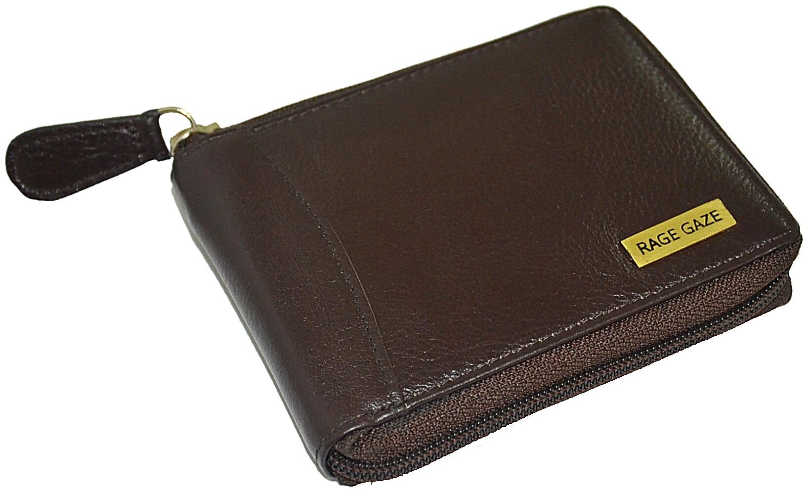 

RAGE GAZE Men Brown Leather Bi-Fold Wallet ( Pack of 1 )