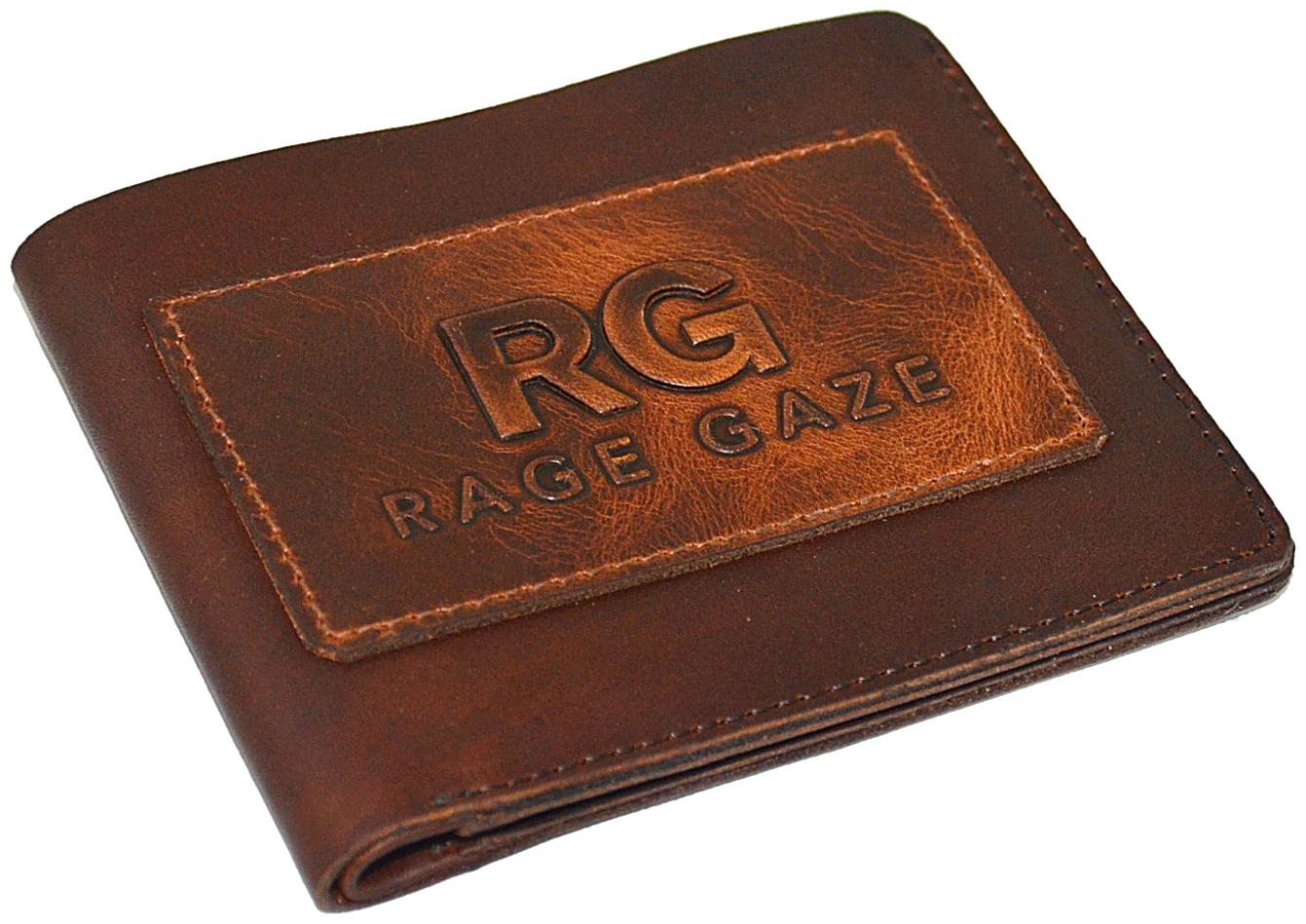 

RAGE GAZE Men Brown Leather Bi-Fold Wallet ( Pack of 1 )
