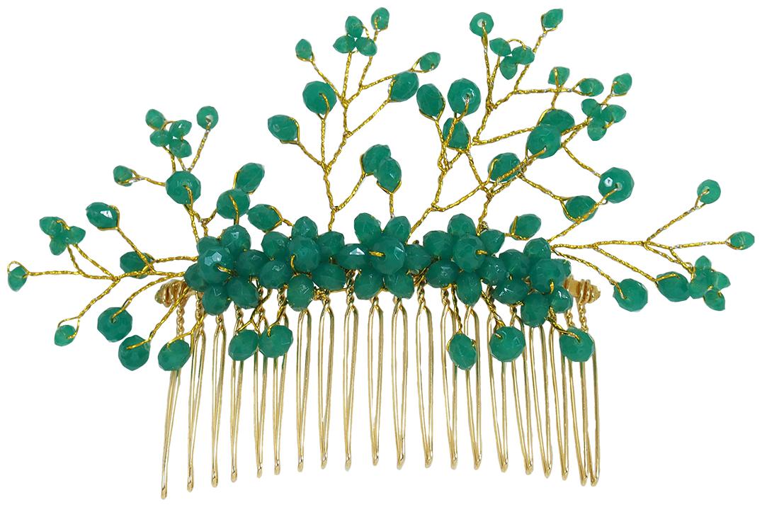 

Rajkanya Women Hair clip ( Green Set of 1 )