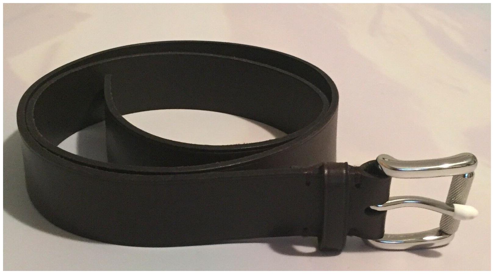 

Ralph Lauren Classic Leather Dark Brown Belt - Sz 38