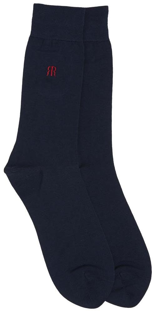 

Raymond Blue Cotton Crew length socks ( Pack of 1 )
