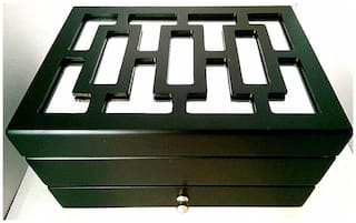 Buy Rectangular Design 1 Drawer Top Wooden Jewelry Box W Small