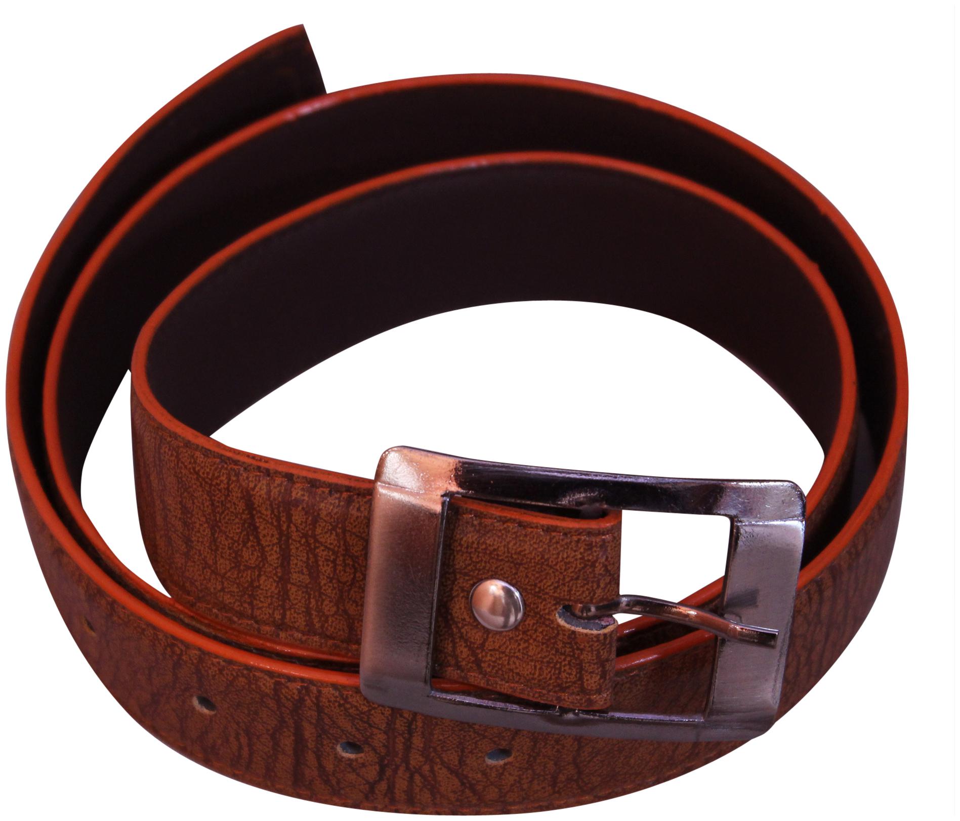 

Red Ballons Men Casual Formal Brown Genuine PU Leather Belt