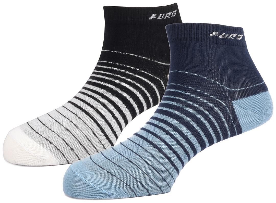 

FURO Multi Cotton Ankle length socks ( Pack of 2 )