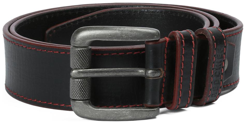 

Red Chief Black Men s Leather Casual Belt (A80187 001)