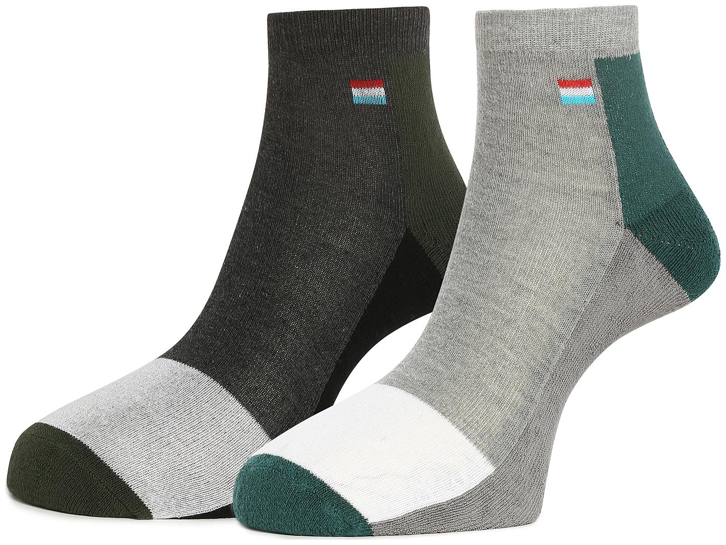 

Red Chief Multi Cotton Ankle length socks ( 2 pairs )