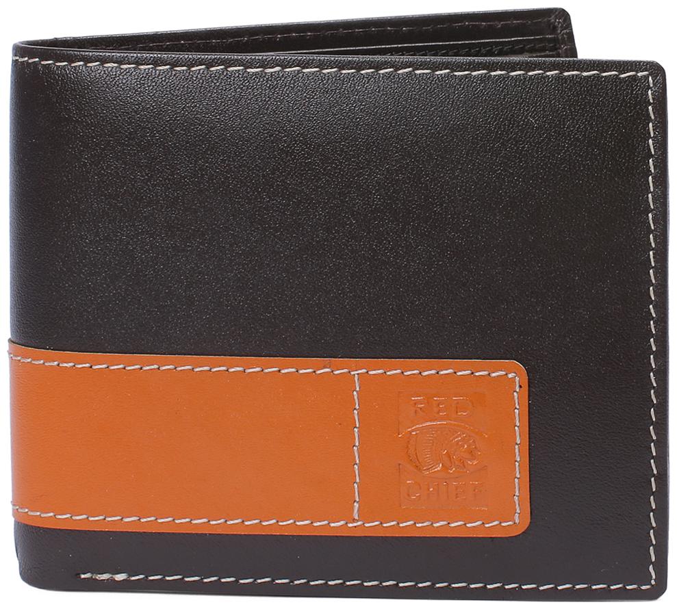 

Red Chief Men Black Leather Bi-Fold Wallet ( Pack of 1 )
