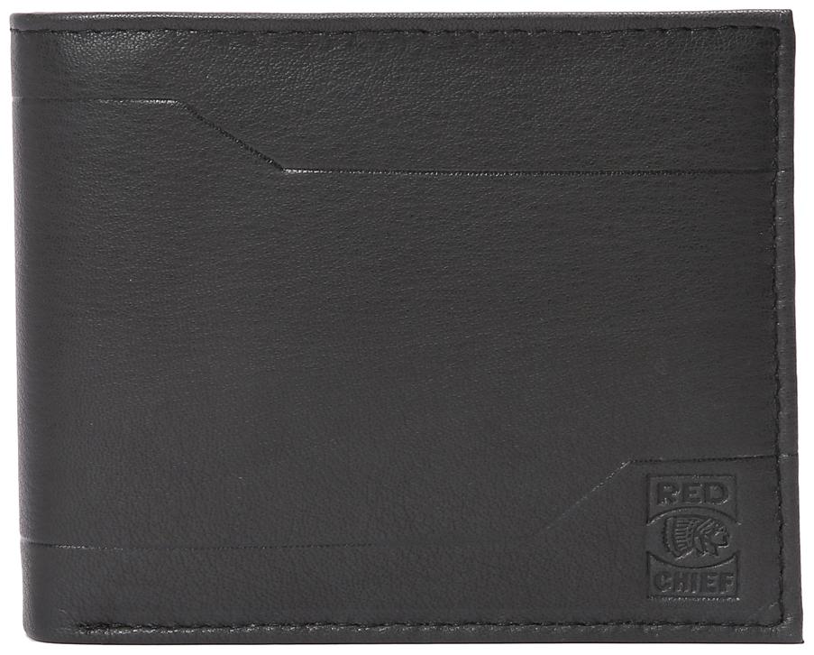 

Red Chief Men Black Leather Long Wallet ( Pack of 1 )