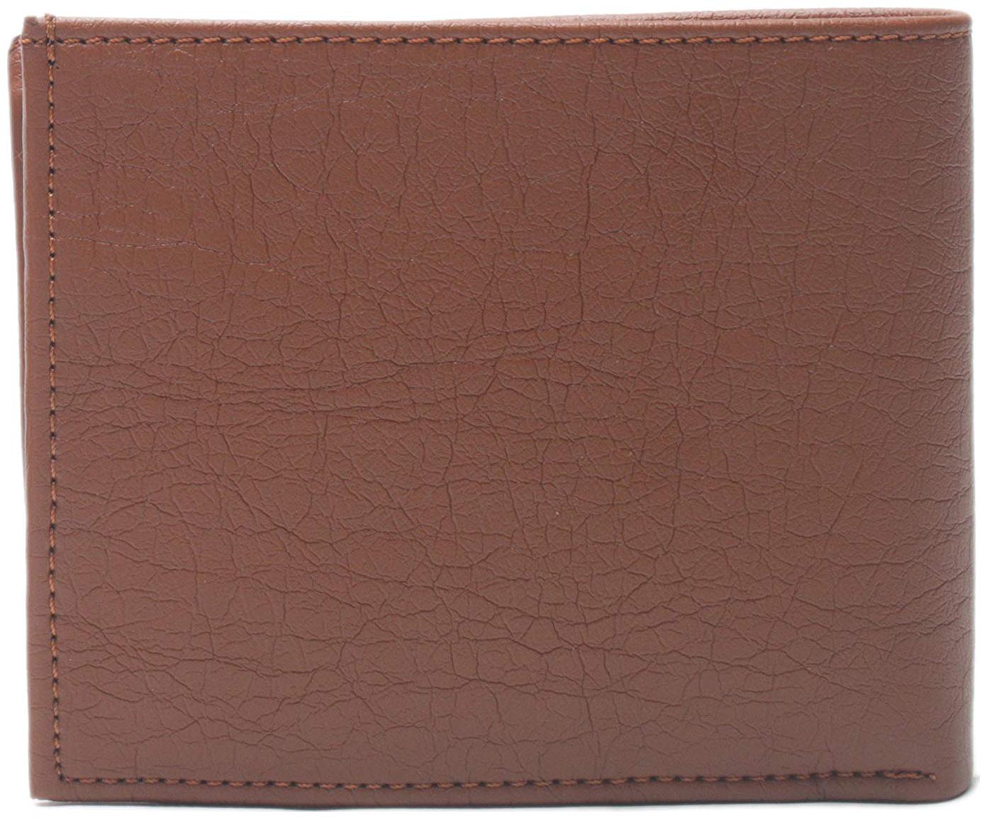 

Rex Bifold Coin Pocket Tan Brown Mens Wallet ( R107 brl brown )