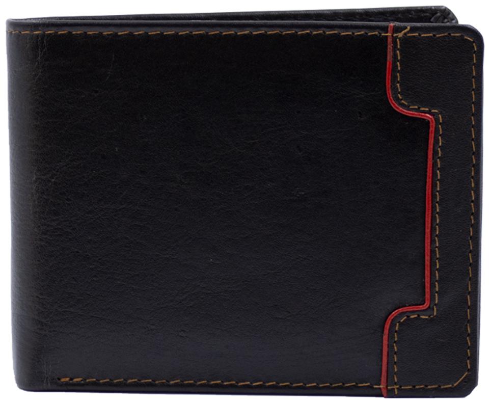 

Rich Born Men Black Leather Bi-Fold Wallet ( Pack of 1 )