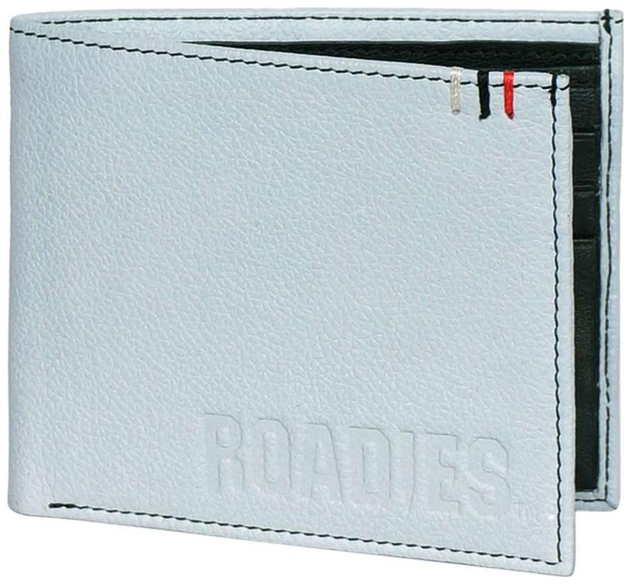 

Roadies Men Grey Leather Bi-Fold Wallet ( Pack of 1 )