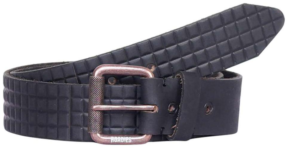 

ROADIES BY JUSTANNED MEN S LEATHER ROLLER COPPER BUCKLE BELT