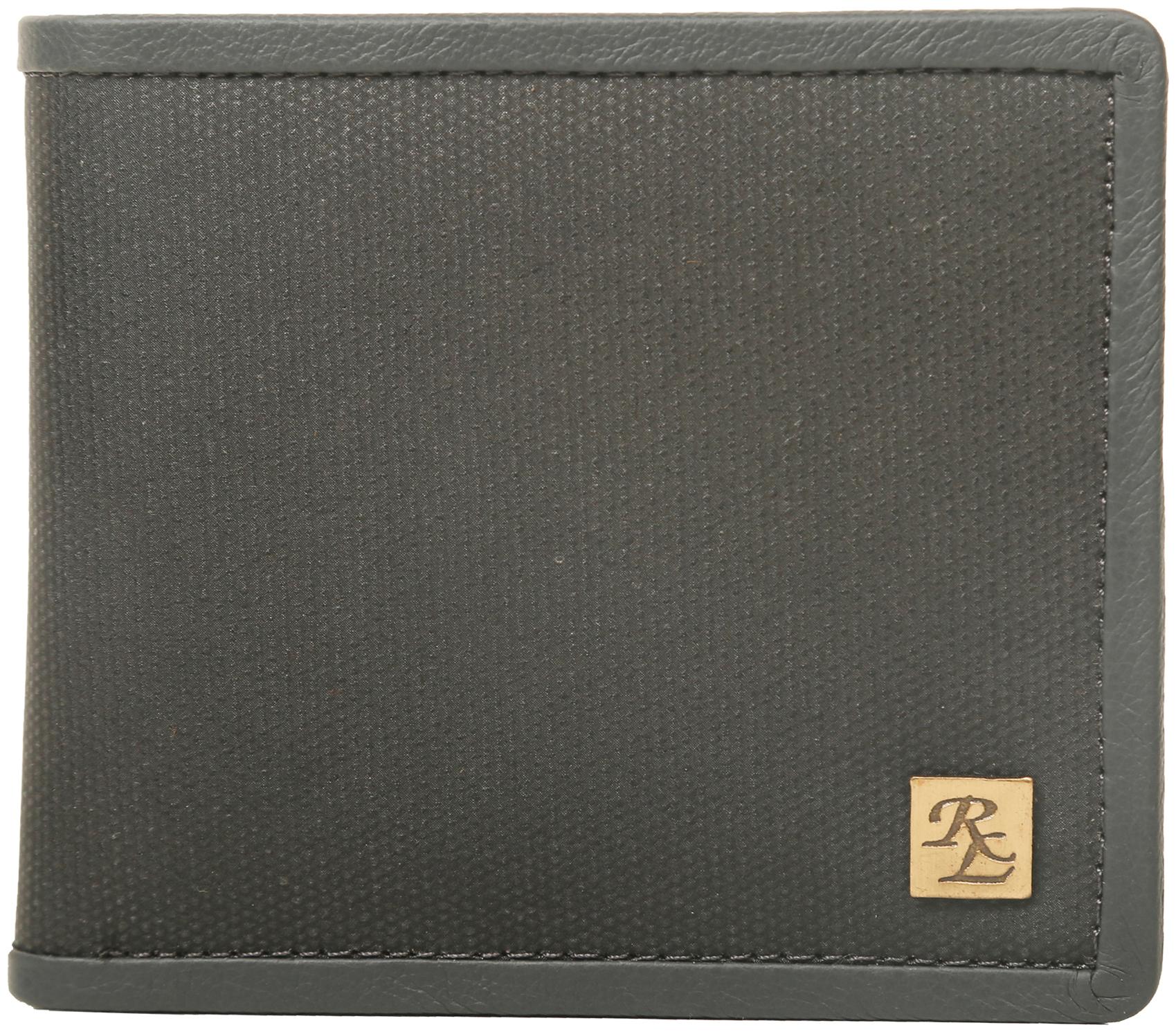 

ROYAL LEATHER ENTERPRISE Men Black Canvas Bi-Fold Wallet ( Pack of 1 )