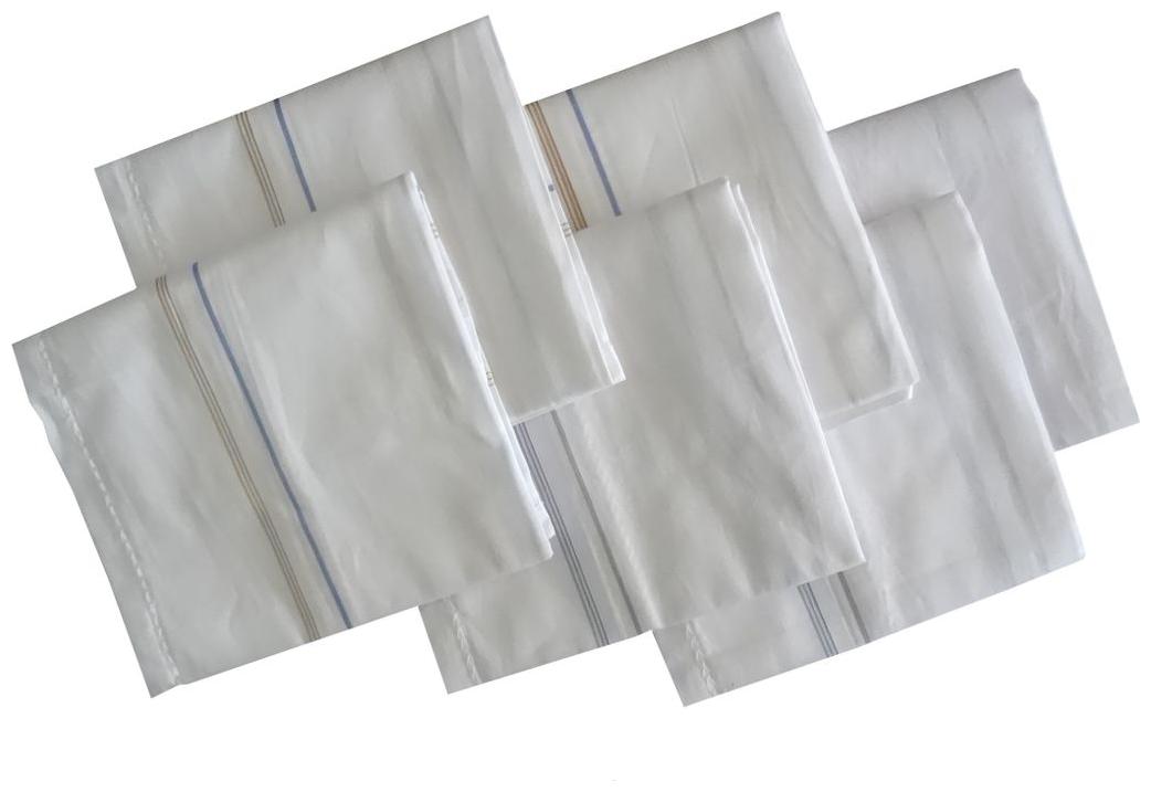 

S4S White Cotton Handkerchiefs ( Pack of 6 )