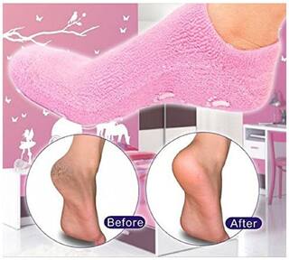 Buy Sanyal Spa Gel Socks For Skin Repair Cracked Heel Moisturizing Treatment Pair 2 Pcs Online At Low Prices In India Paytmmall Com